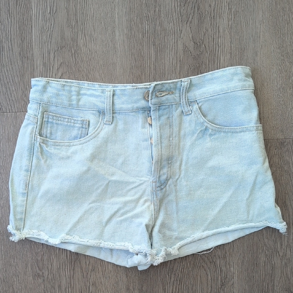 Light Blue Denim Women Shorts Size 29